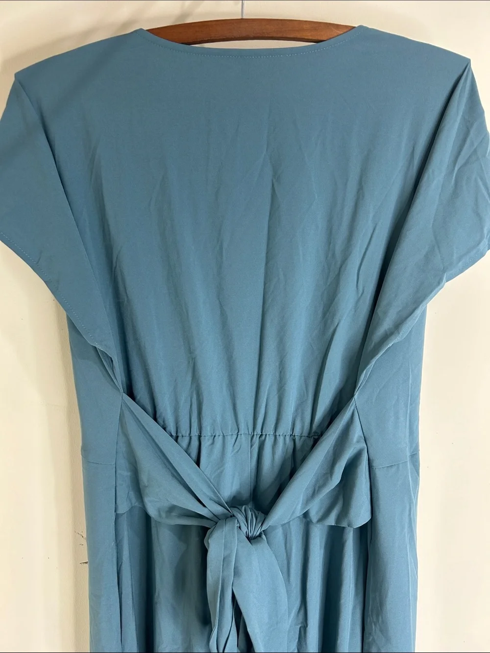 NWT HALARA Breezeful Midi Casual Dress Stone Blue Size XL - Picture 14 of 15